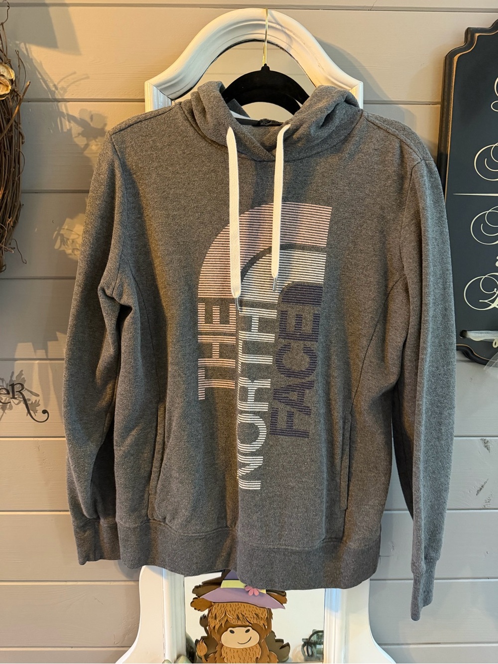 The North Face Gray Graphic Hoodie